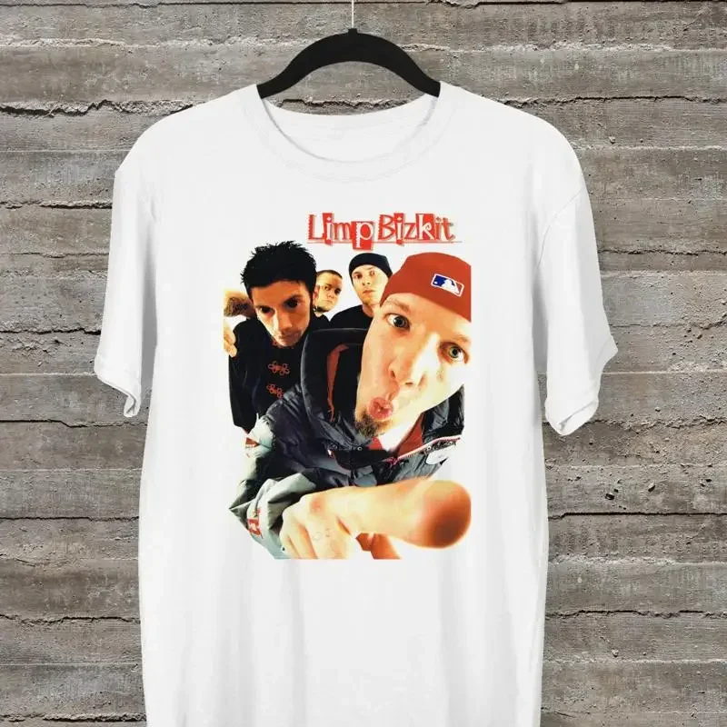 Vintage Limp Bizkit Band Herren T-Shirt Weiß Alle Größen S 5Xl