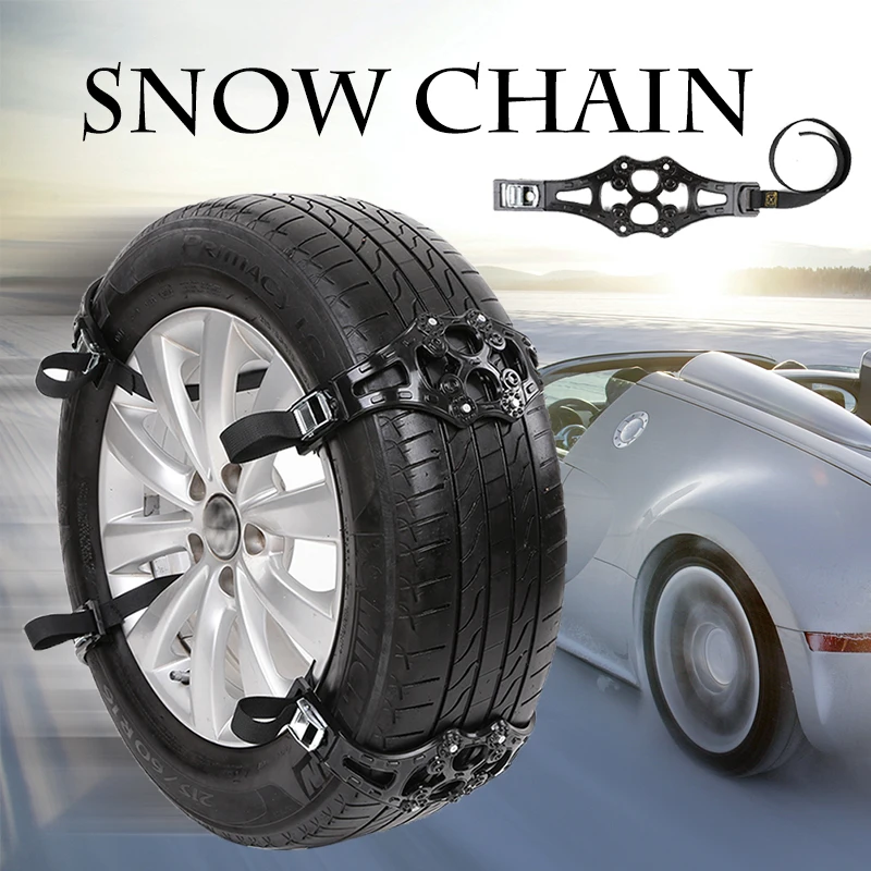 1 Pc Easy Installation Simple Winter Truck Car Snow Chain Tire Anti-skid Belt Dropship