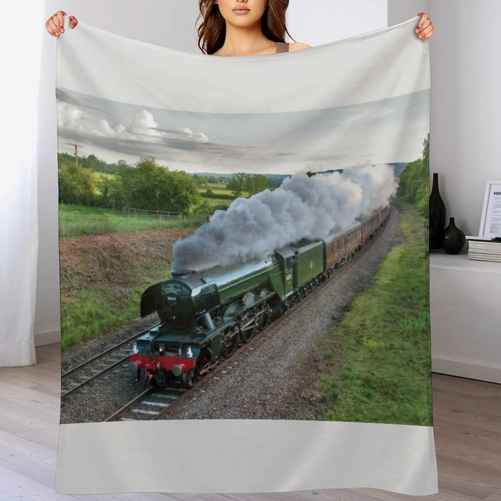 

Flying Scotsman Throw Blanket wednesday Summer Beddings Luxury St for sofa Blankets