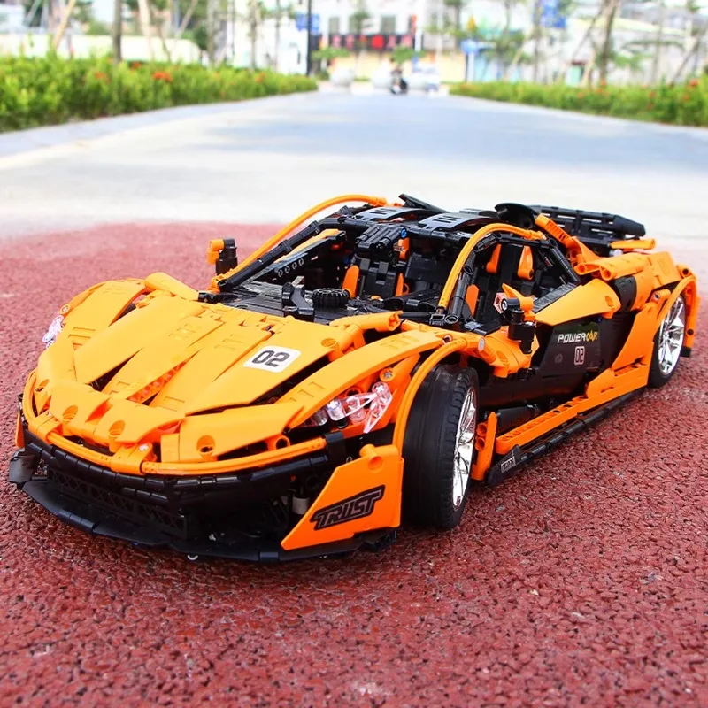 MOULD KING 13090 MOC Collectible Technical Super Sports Racing Car Hypercar Model Blocks Bricks DIY Toys Christmas Gift For Kids