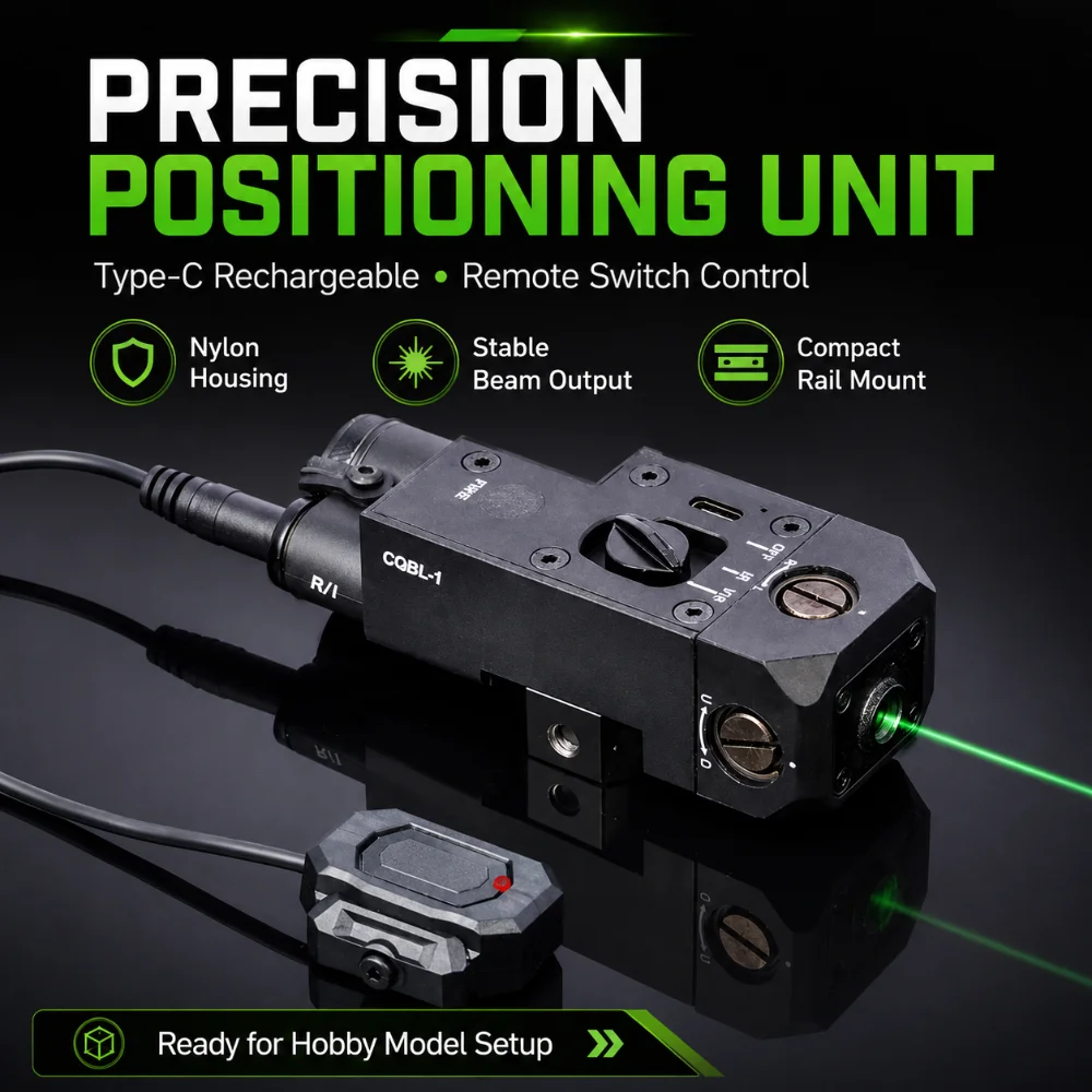 CQBL-1 Rail Mount Positioning Accessory Nylon Housing USB-C Rechargeable External Wired Control Button Toy Parts