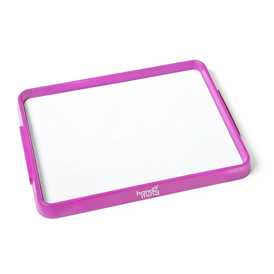 Magnetic Dry Erase Activity Trays with Stackable Design for Classroom Learning Magnetic Letter Trays for Early Literacy Develop