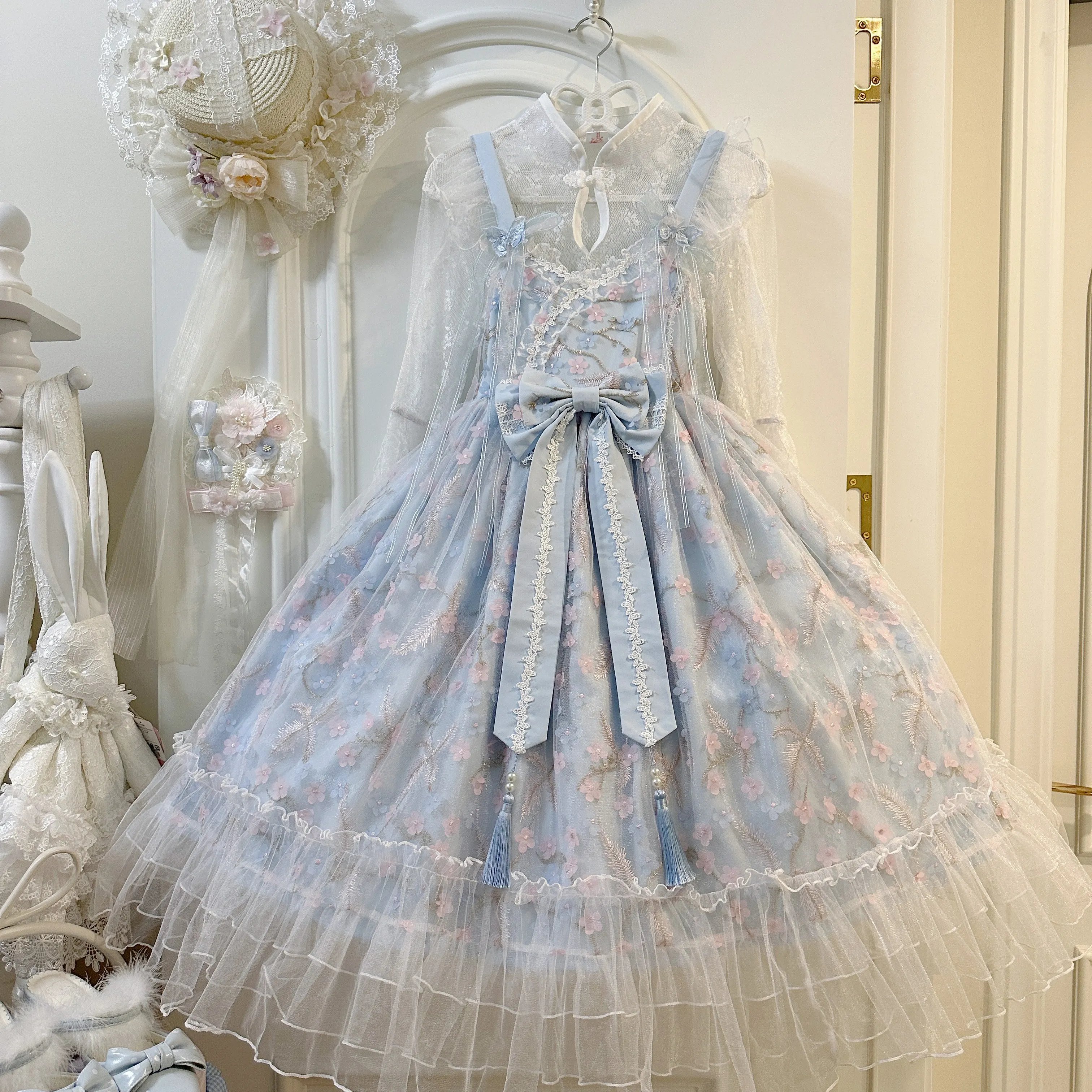 先行販売 35 日オリジナルデザインロリータ中国風サスペンダー Jsk ドレス春と秋の誕生日プレゼント友人ガール女性