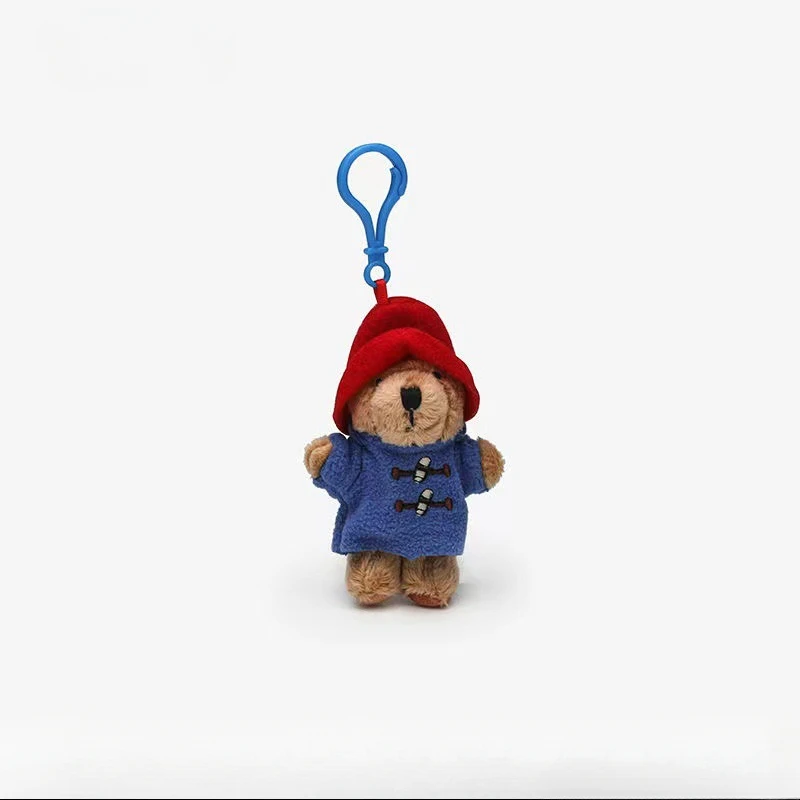 Kawaii New Paddington Paddington Bear Plush Doll Keychain Ornament Pendant Children's Birthday Gift Christmas Gift