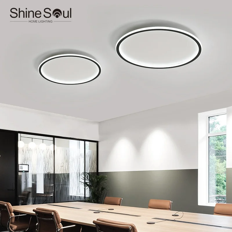 Large Size Ultra-thin LED Ceiling Light Living Room Bedroom Study Room Remote Control Dimming Indoor Home Decoration Lighting