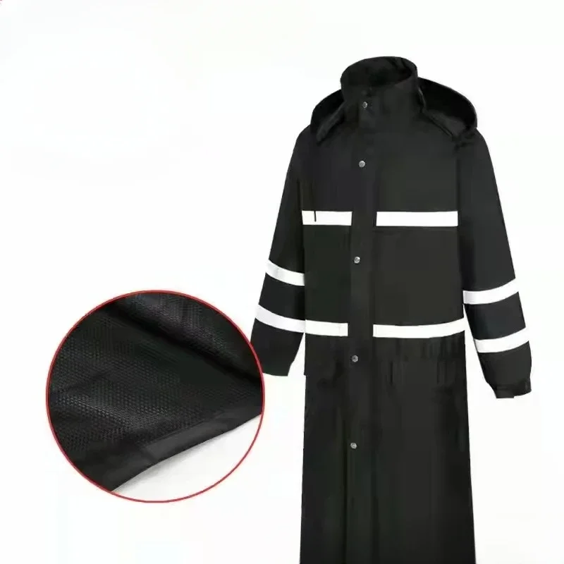 Emergency Duty Reflective Raincoat Rain Coat Women Outdoor One-piece Raincoat Unit Labor Protection Road