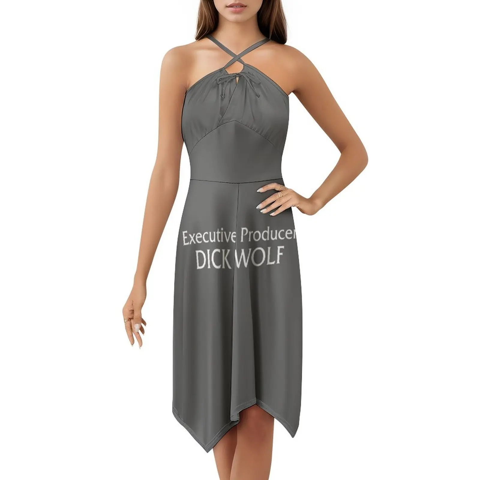 فستان هيب هوب للسيدات من المنتج التنفيذي ديك وولف، فستان مطبوع عليه رسومات جرافيكية للحفلات والنوادي، منتج تنفيذي ديك وولف تريند #5