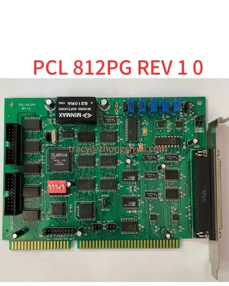 

Used PCL 812PG REV 10 analog and digital IO data acquisition card