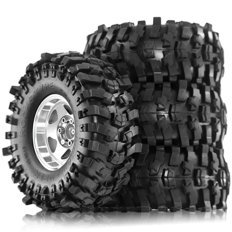 

4 шт. 1,9-дюймовые колесные шины для 1/10 TRX4 TRX6 SCX10 SCX10 II 90046 SCX10 III AXI03007 Gen7/8 D90 VS4-10 RC Гусеничный автомобиль
