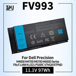 FV993 M6600 Laptop Battery for Dell Precision Laptop Computer M4600 M4700 M6600 M6700 Fit for PG6RC R7PND 0TN1K5 FV993 FJJ4W