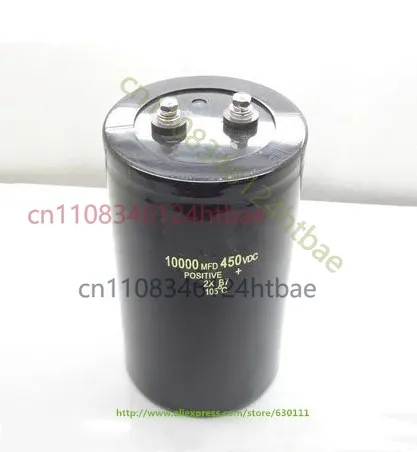 2pcs-for-450v-10000uf-radial-aluminum-electrolytic-capacitor-90×160mm-high-power-industrial-inverter-power-supply-capacitor