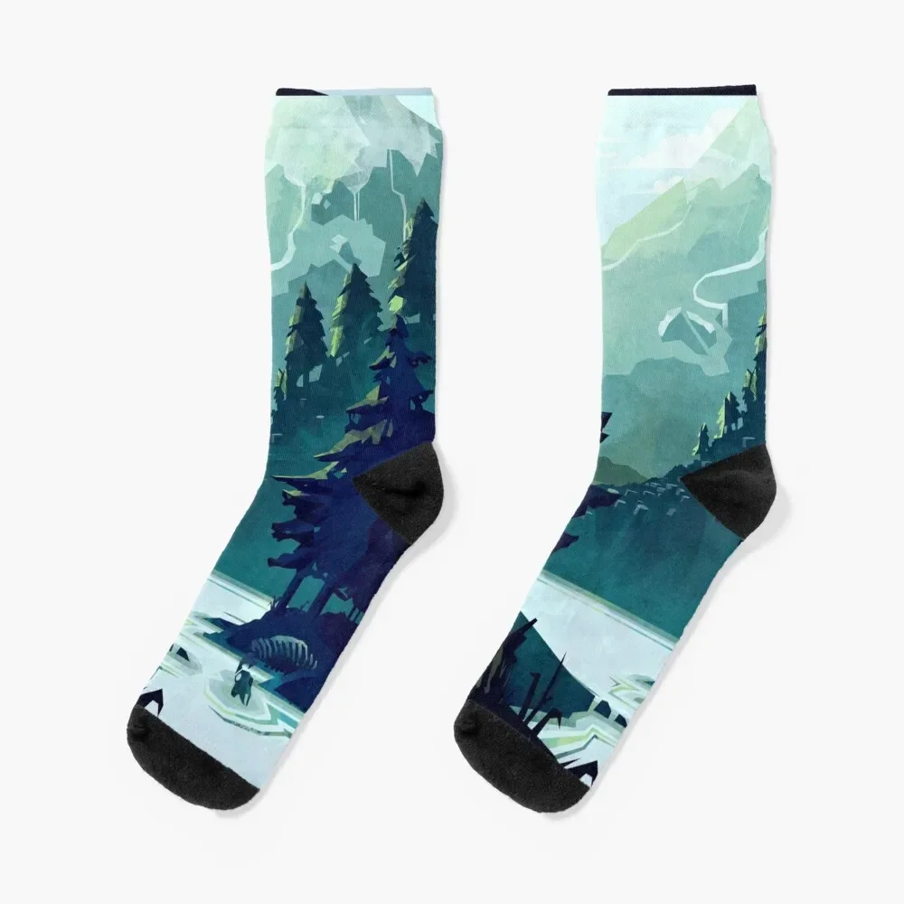 Canadian Mountain Socks cartoon loose Running shoes Socks Women's Men's