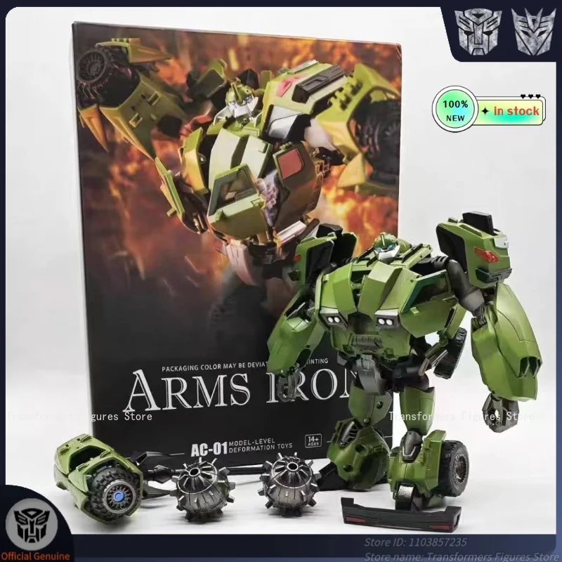 오리지널 브랜드 신제품 트랜스포머 로봇 장난감 AC-01 벌크헤드 G1 영화 만화 액션 피규어 애니메이션 가동형 모델 인기 인형 선물