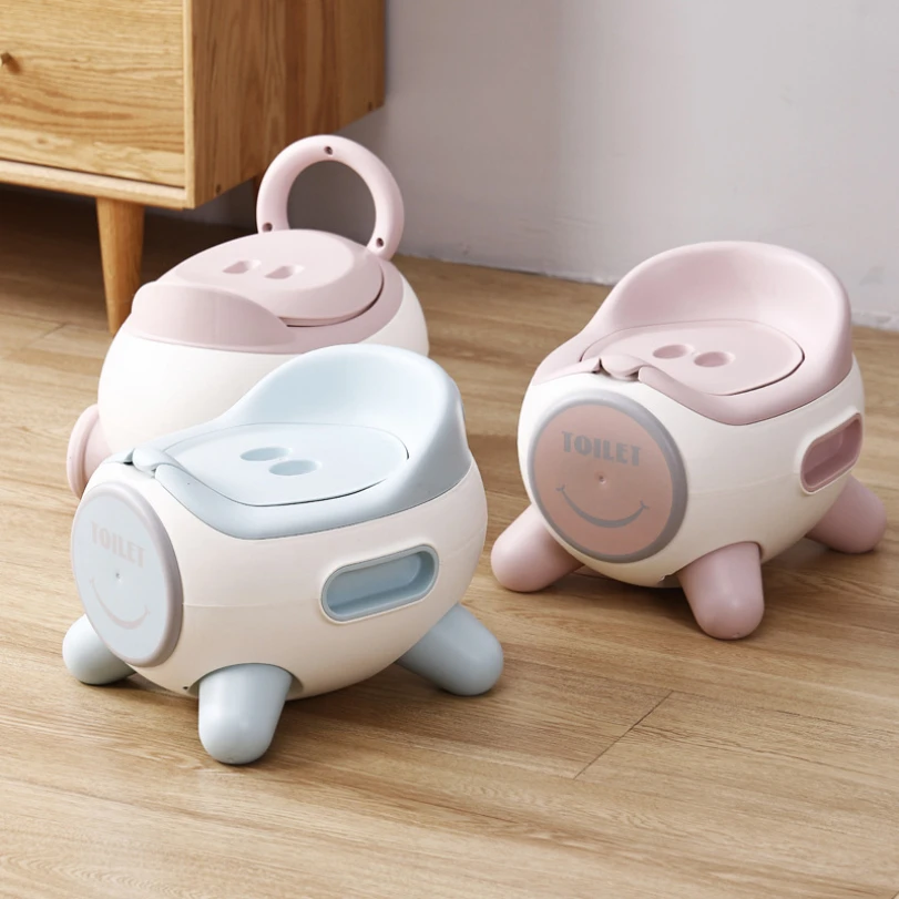 مقعد عربة الأطفال المرحاض الطفل مع دلو داخلي مرحاض صغير الطفل سميكة Bedpan Uninal الطفل الكرتون مقعد المرحاض