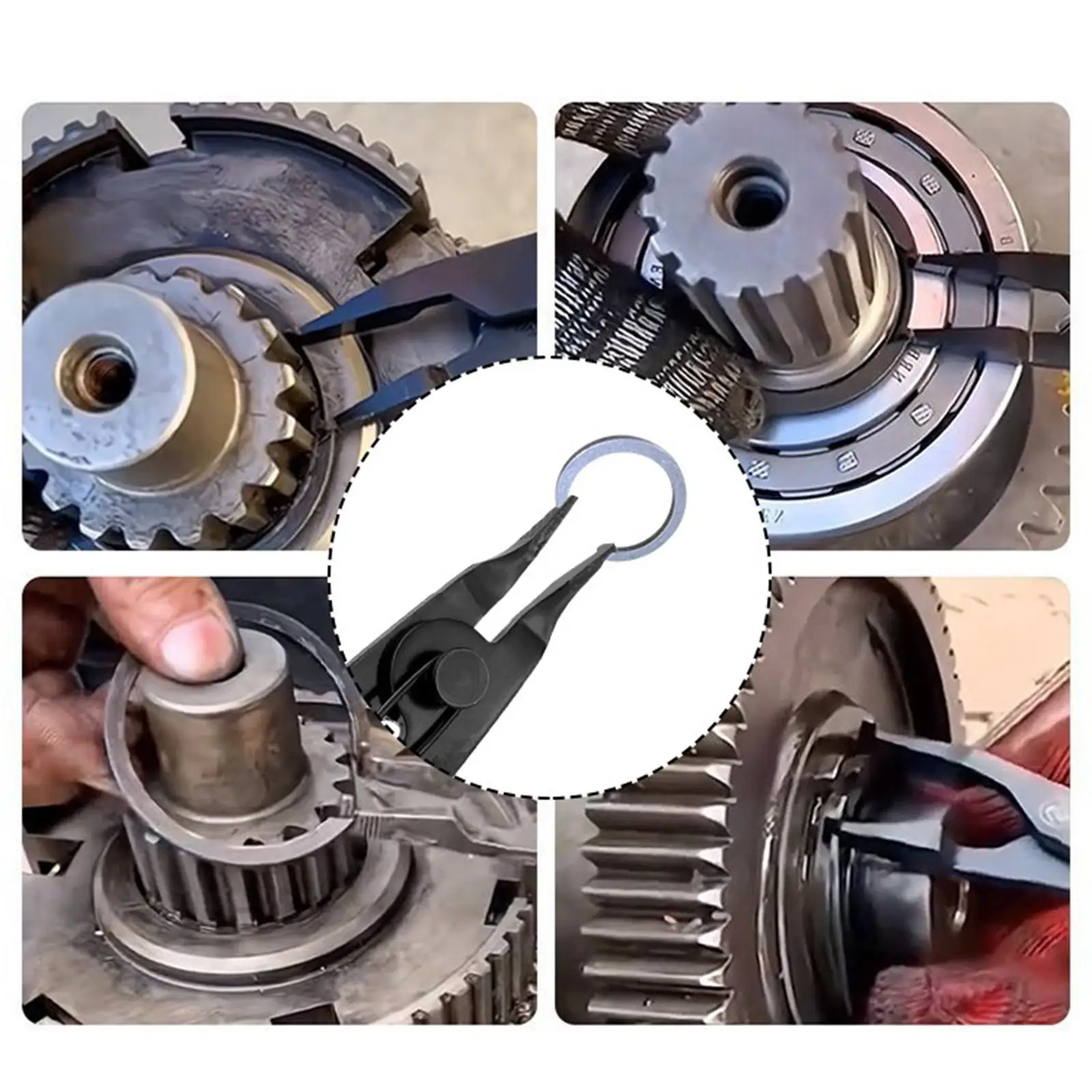 

Профессиональные клещи для стопорных колец, прочные, для ремонта трансмиссии, специальные клещи для снятия и установки стопорных колец