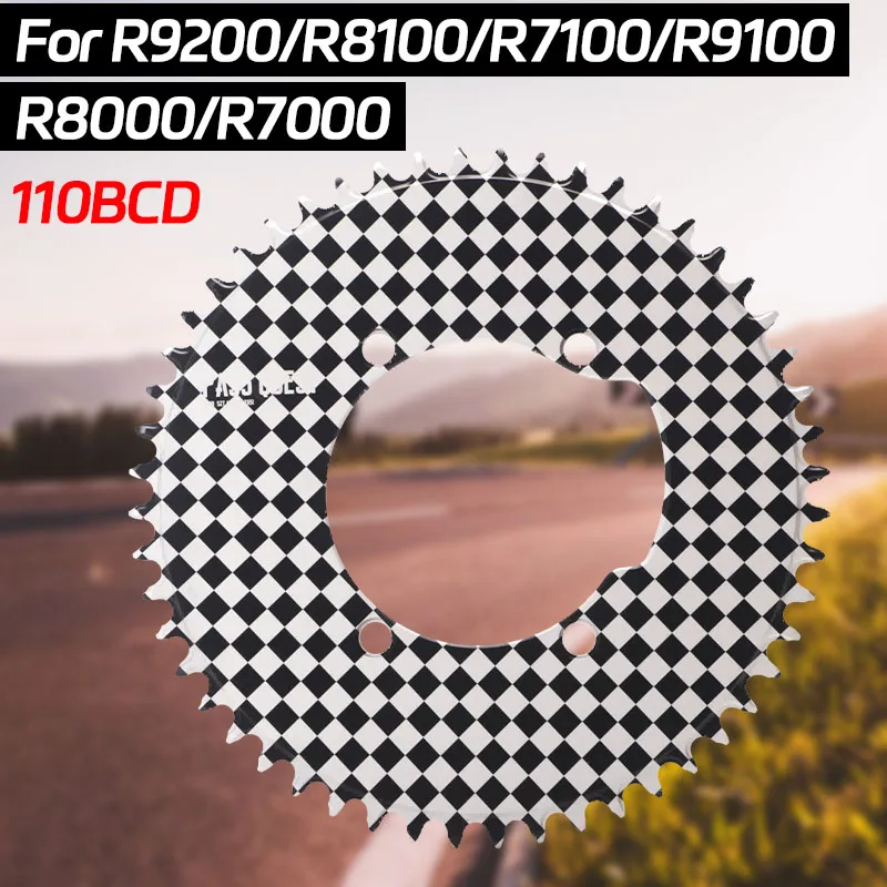 

Узкая широкая звездочка 110 bcd для Shimano 105 r7000 r7100 ultegra r8000 r8100 Dura Ace 9100 9200, аэродинамическая звездочка для шоссейного велосипеда