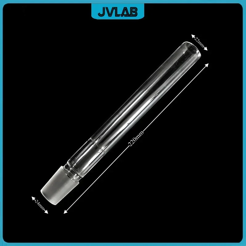 Rotatory Evaporator Shaft Evaporator Tube Vapor Tube Rotating Glass Shaft Connector 24/29 Lab Glassware Accessories Length 22cm