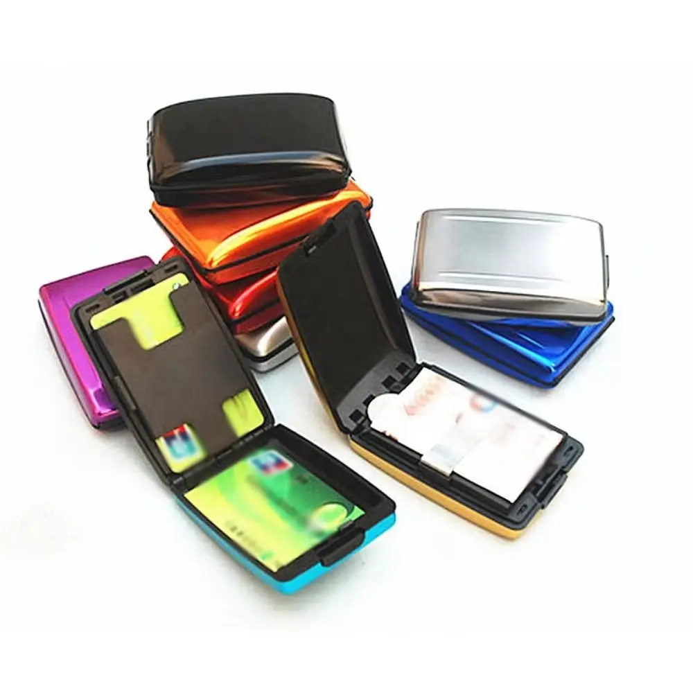 Simple Large Capacity Credit Cards Holder Card Case Anti-Theft RFID Blocking Wallet Lightweight Waterproof Passport Wallet Men