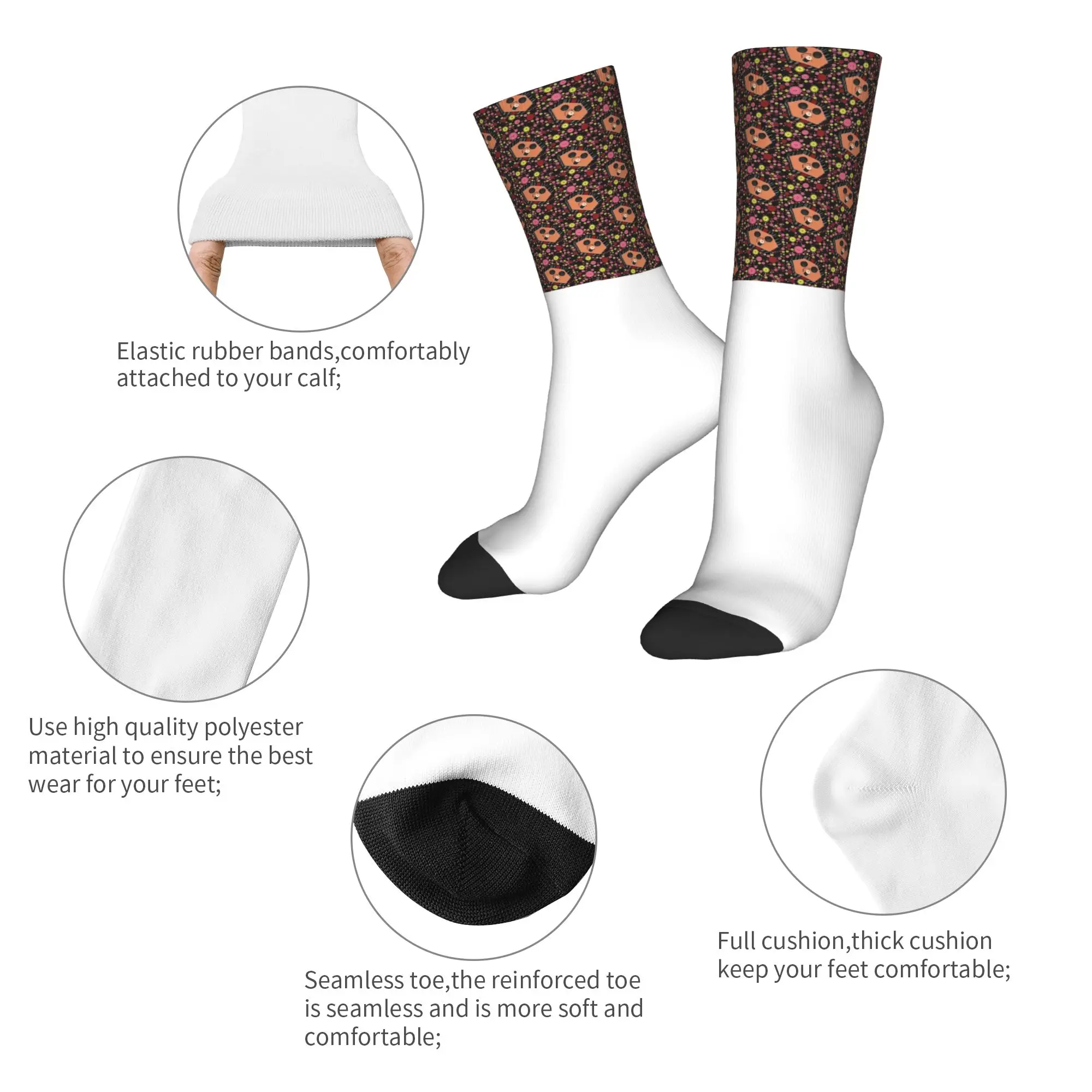 Neue männer Socken Verrückte Koralines Taste Box Mit Extra Tasten Muster Socke Sport Frauen Socken Frühling Sommer Herbst Winter,