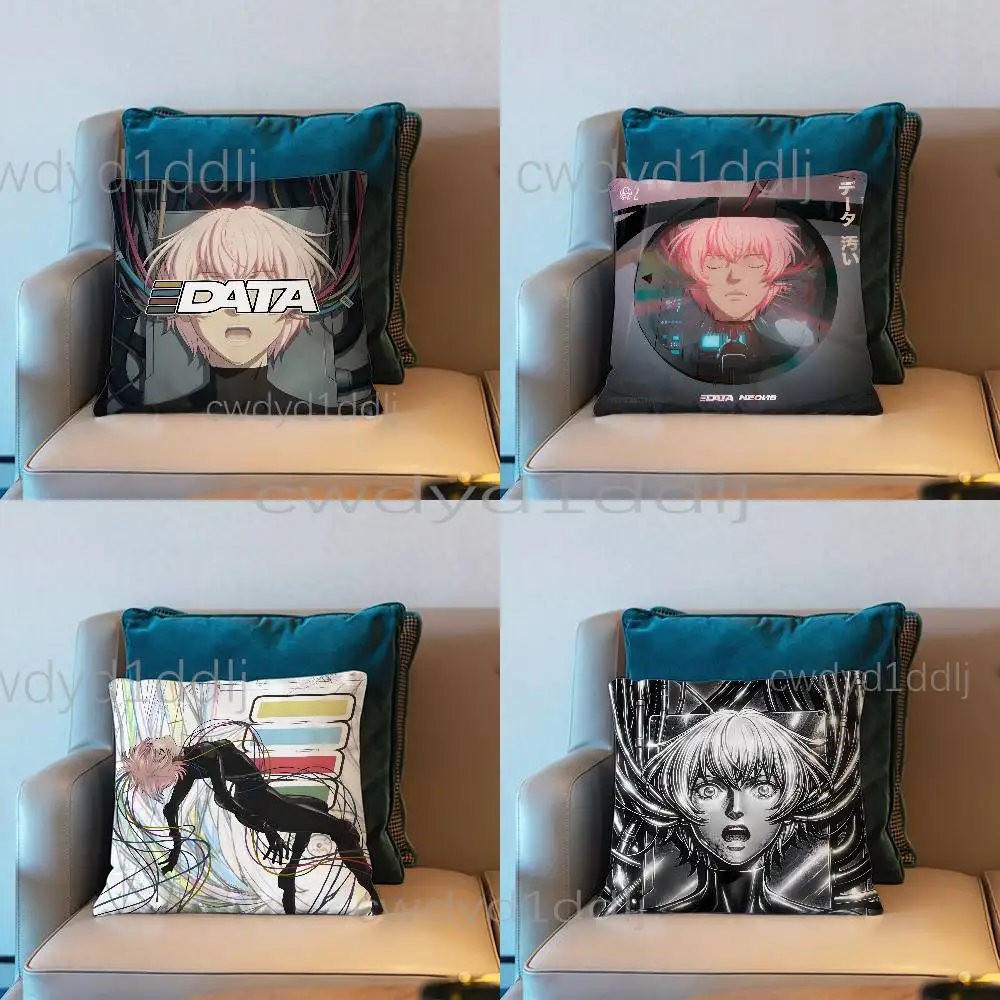 

T-Tainy DATA Pillow Case Short Plush Sofa Decorative Gift Home Double-sided Printing Cushio