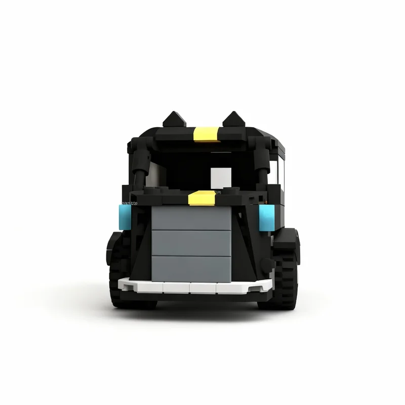 270 Peças MOC City Champions Super Carro Morgana Citroen H Van Persona 5 Modelo Tecnológico DIY Criativo para Montagem, Exibição e Presente
