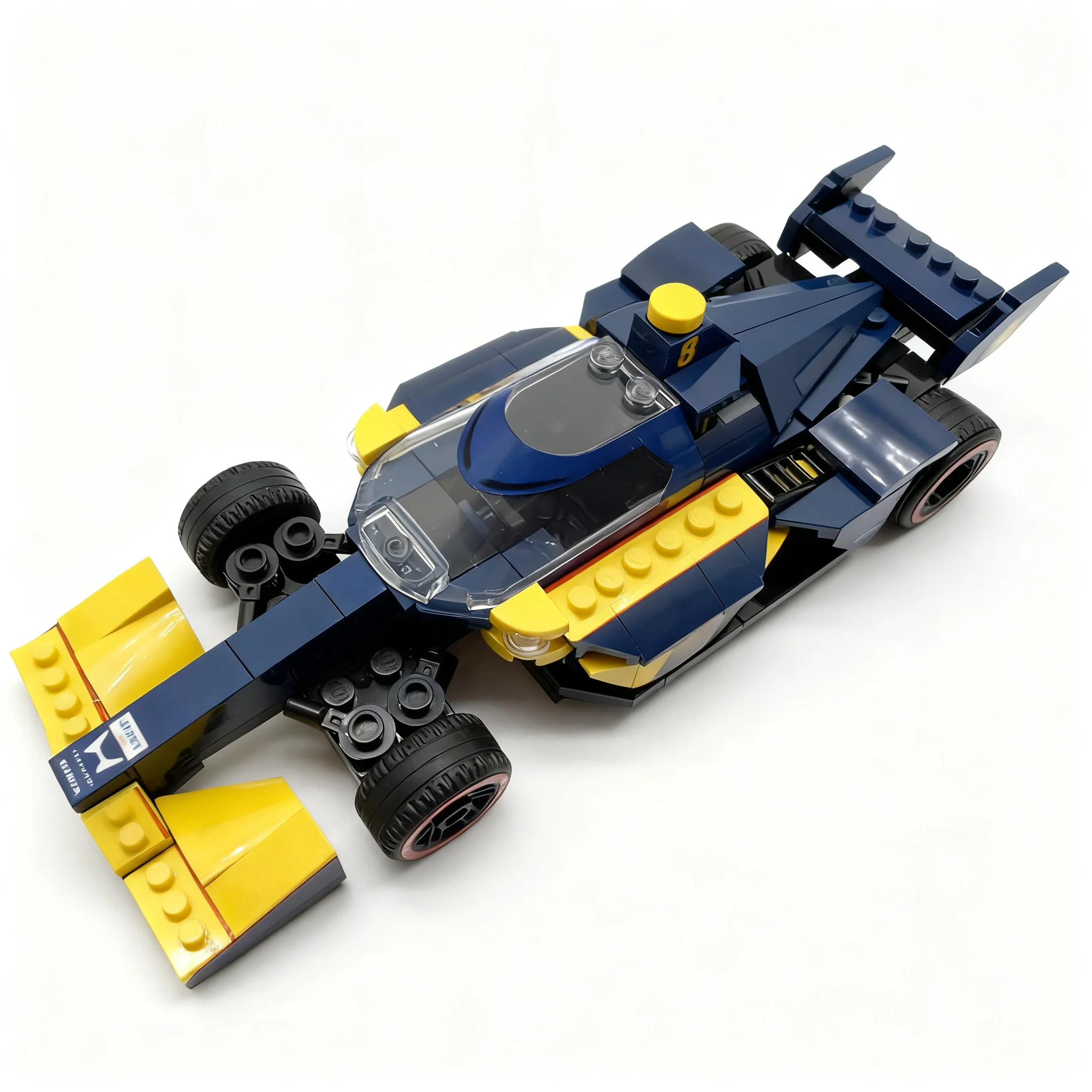 200pcs MOC city Champions IndyCar #8 Kyffin Simpson – Chip Ganassi Racing 2026 Model Christmas Gift DIY Office Desk Decoration
