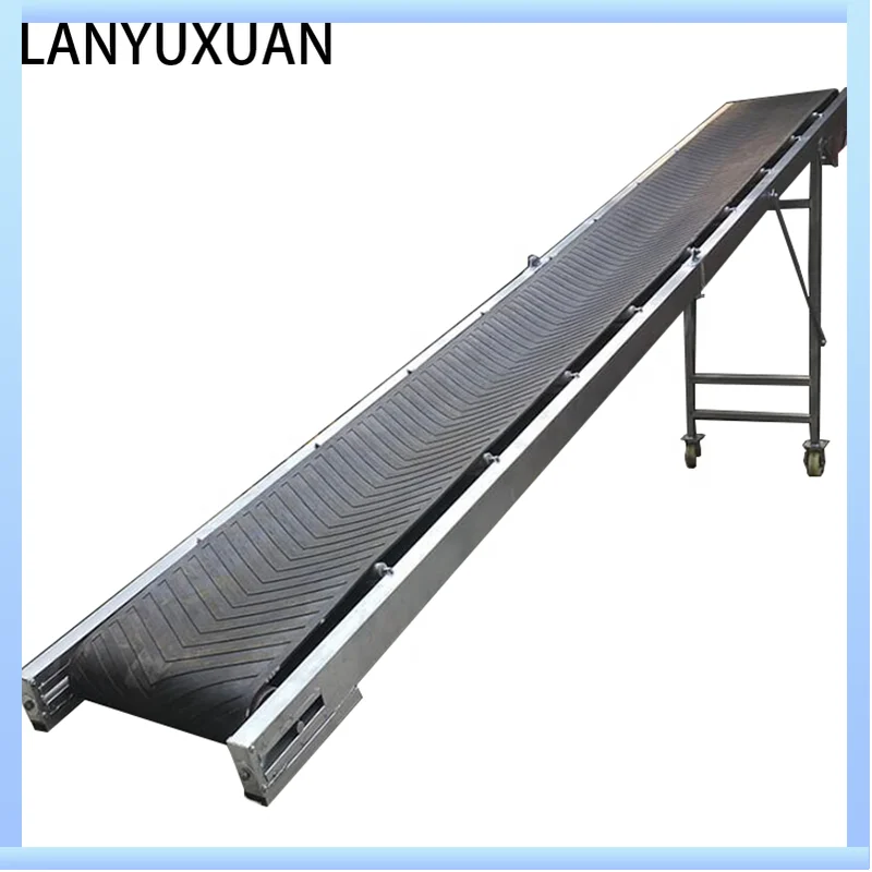 

Movable Sand Belt Conveyor System Portable Aggregate Conveyor Soil Powder Belt Conveyor for Truck Loading Unloading