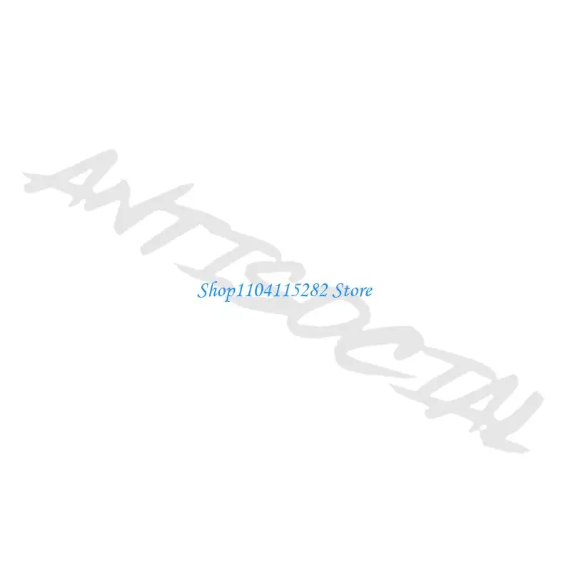 Car Decals Featuring Unsociable Jokes Waterproof Sunproof Decal Long Lasting Outdoor Use Easy Remove Application