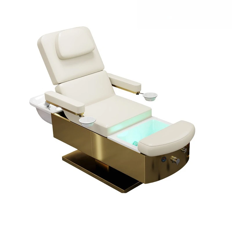 

Electric massage and beauty salon special hairdressing integrated foot bath shampoo electric head therapy water circulation bed