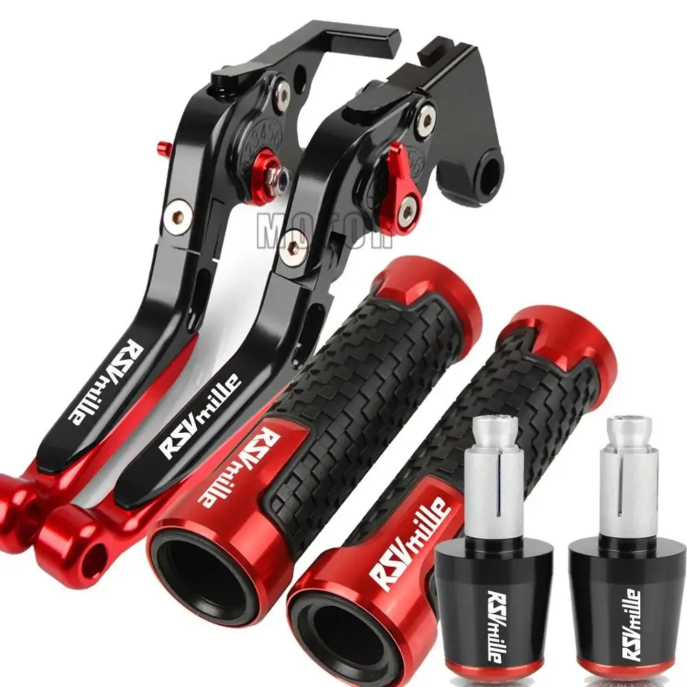 

Motorcycle For APRILIA RSV MILLE 2004-2008 Handlebar Hand Grips Ends Handle Brake Clutch Levers 2007 2006 2005 2004 Accessories