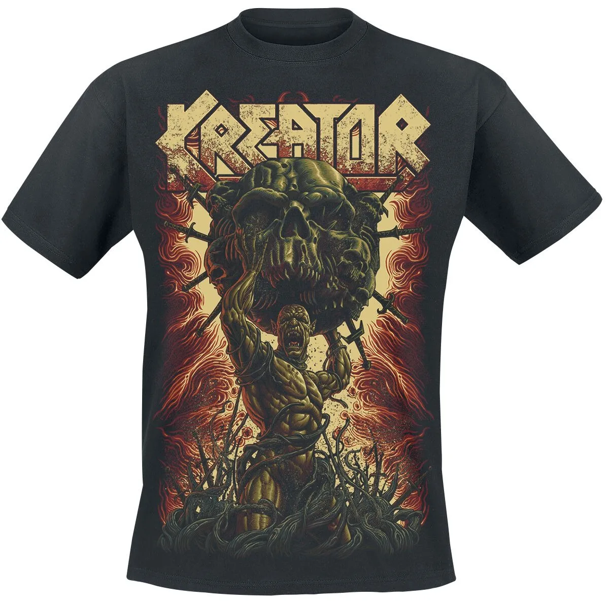 Kreator Strongest of The Strong Tee, Unisex Band Shirt, Ideal for Heavy Metal & Grunge Streetwear Style