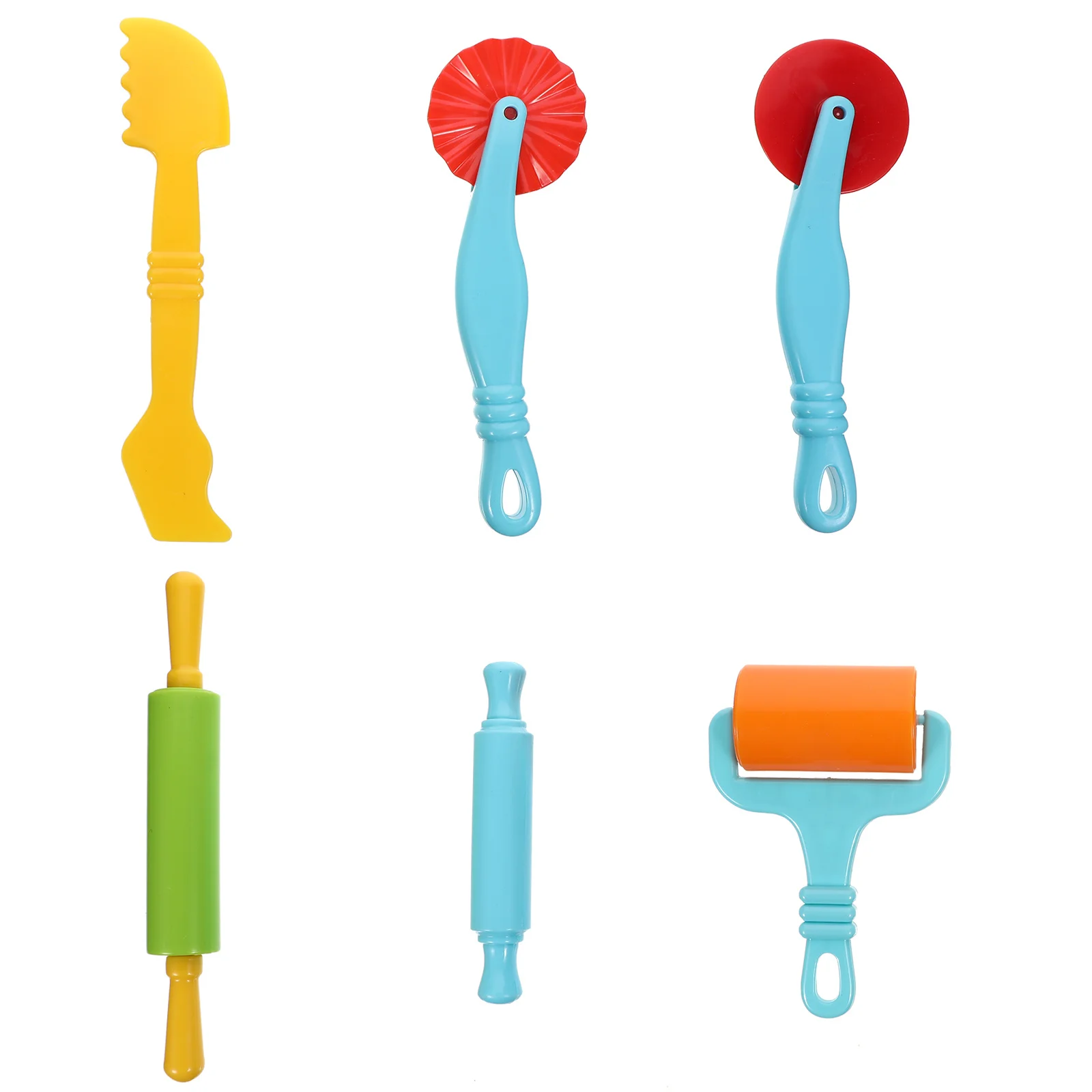 1 Set Clay Dough Tools Kit For Kids Diy Modeling Fun Eco-Friendly Learning Activity Art Craft Hands-On Educational Set Clay Tool