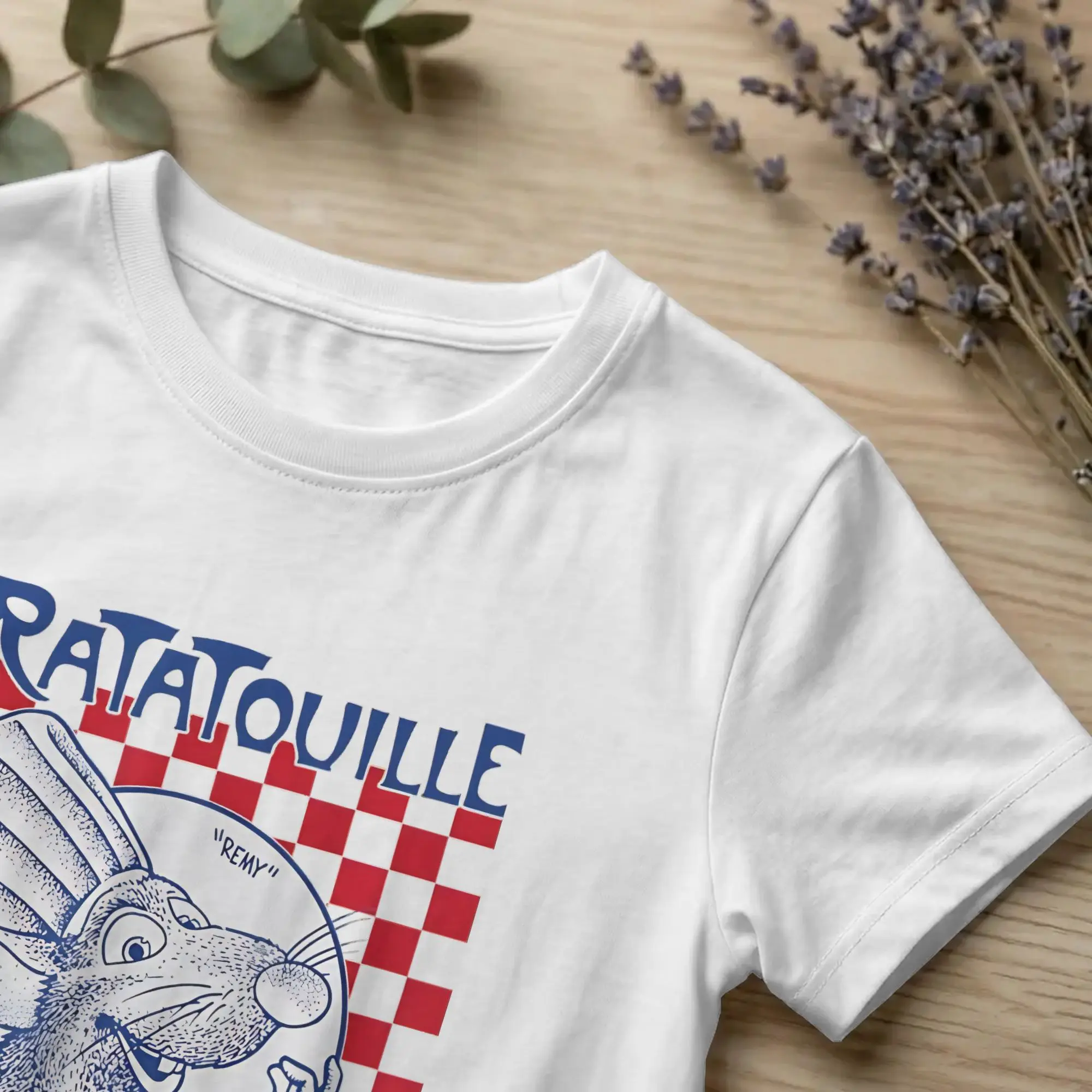 Cartoon Remy T-Shirts für Männer und Frauen Ratatouilles Kreative Baumwoll-T-Shirts Rundhals Kurzarm T-Shirt Übergrößen Kleidung – Detail 2