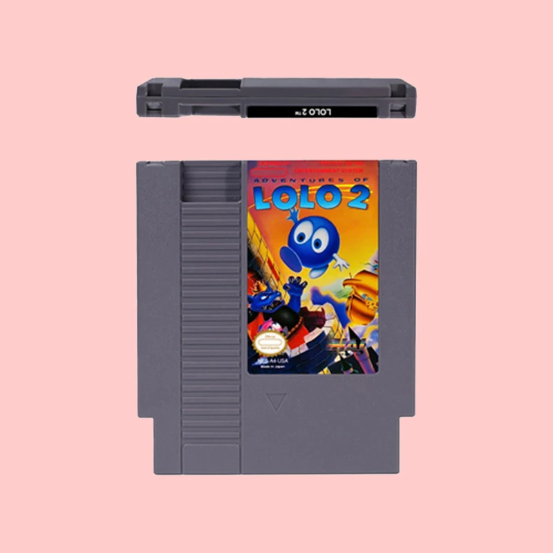 Для приключений Lolo 2 72-контактный игровой картридж для 8-битной игровой консоли NES