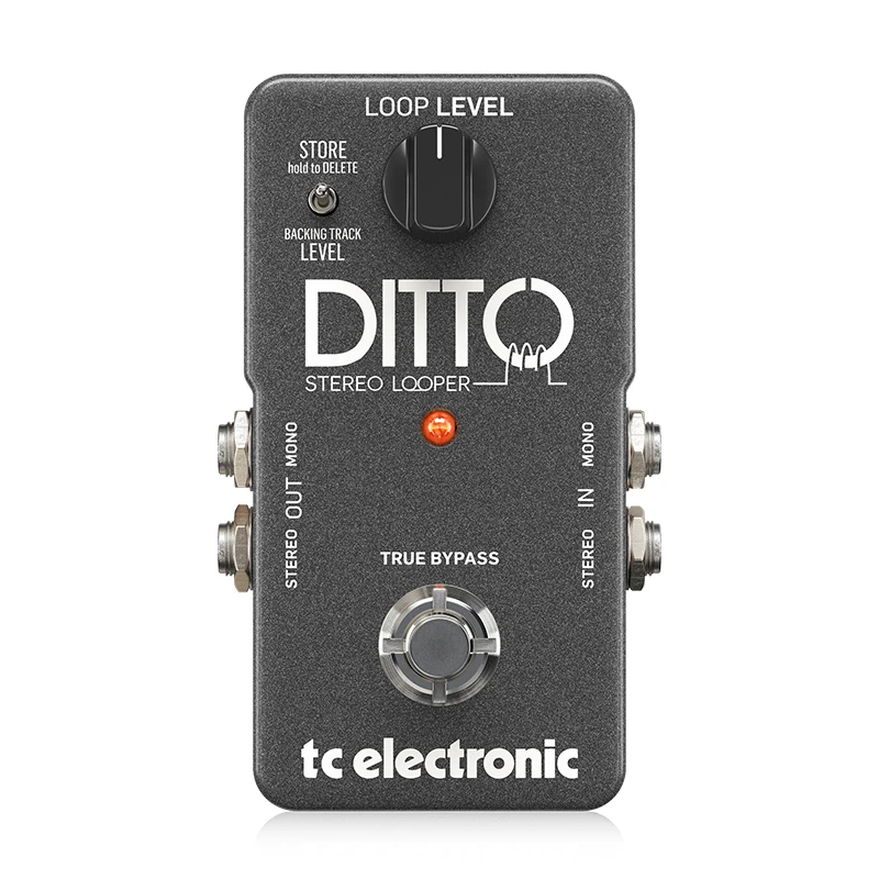 TC ELECTRONICS DITTO STEREO LOOPER  Electric Guitar Bass Distortion  Single Block Effect Offers  Guitar Effect