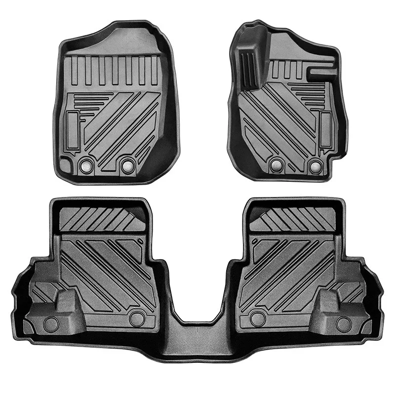 3pcs TPE Car Foot Pad For Suzuki Jimny 1999-2022 JB74 64 Black LHD RHD 3D Non-slip Waterproof Floor Mats Carpet 4x4 Accessories