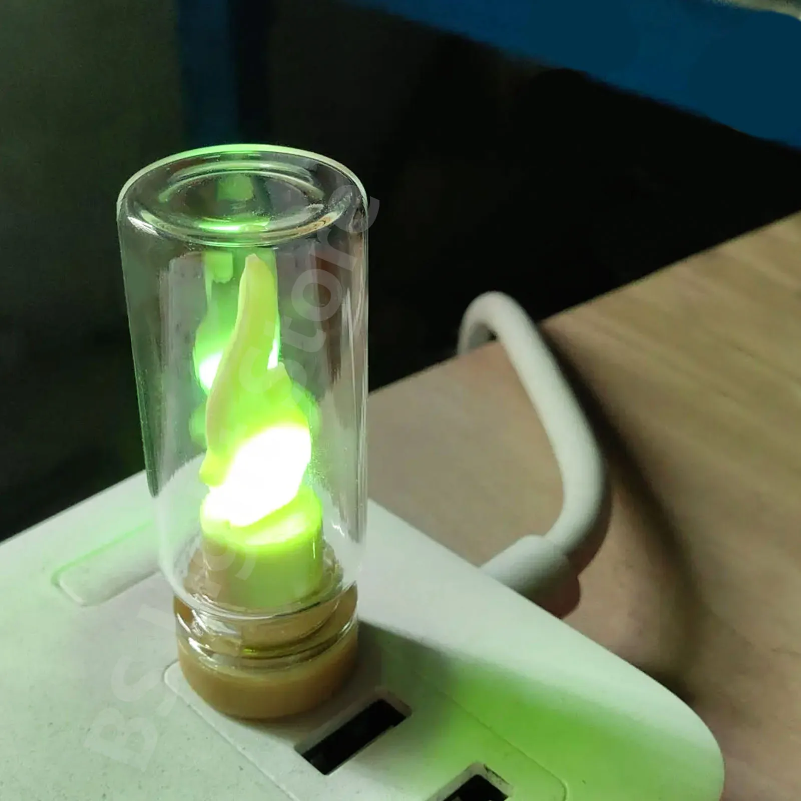LED Candle flame bead light bulb 5V USB Light Flame Flashing Pink Blue Green Red Warm For Book Lamp Camping Lighting Night Light