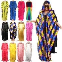 Abiti africani per le donne Abito musulmano Marocco Caftano Dubai Abaya Africa Dashiki Boubou Abito abito Eid Ramadan Caftano Abbigliamento