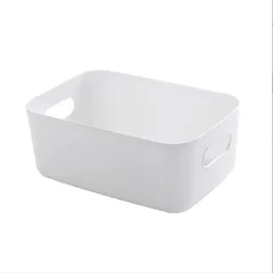 1PC Storage Basket, Three Sizes Rectangular Storage Boxes Portable Storage Basket Suitable for Kitchen, Bedroom, Office