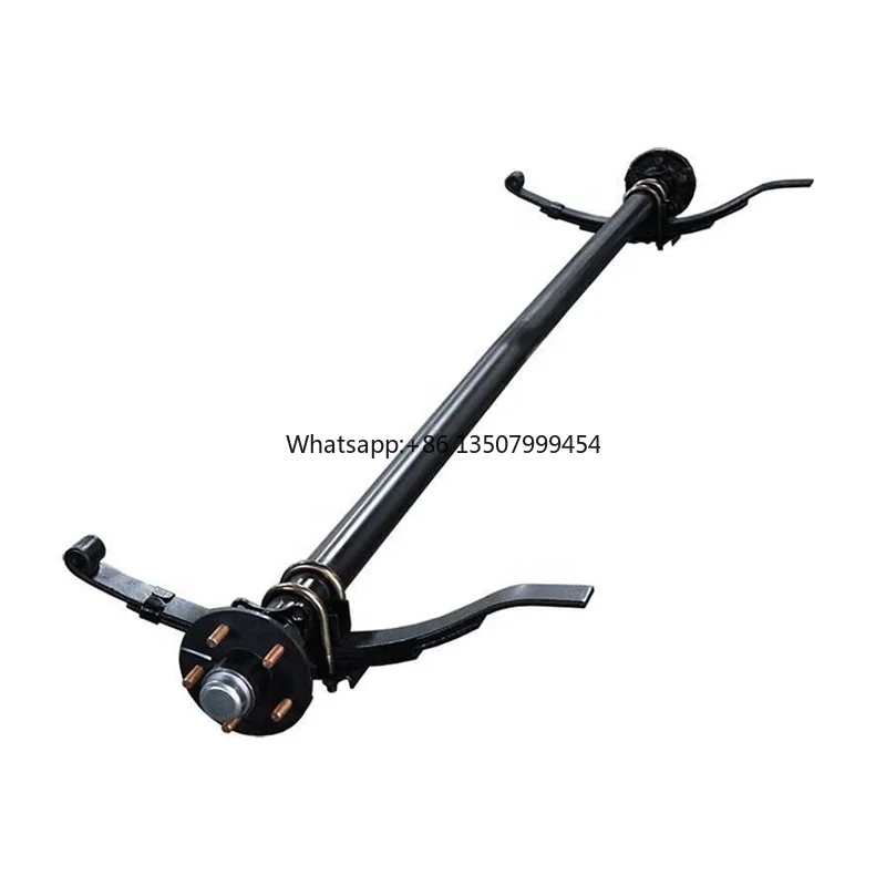3.5k lb Capacity Idler Hub Trailer Straight Axle with Parabolic Leaf Spring