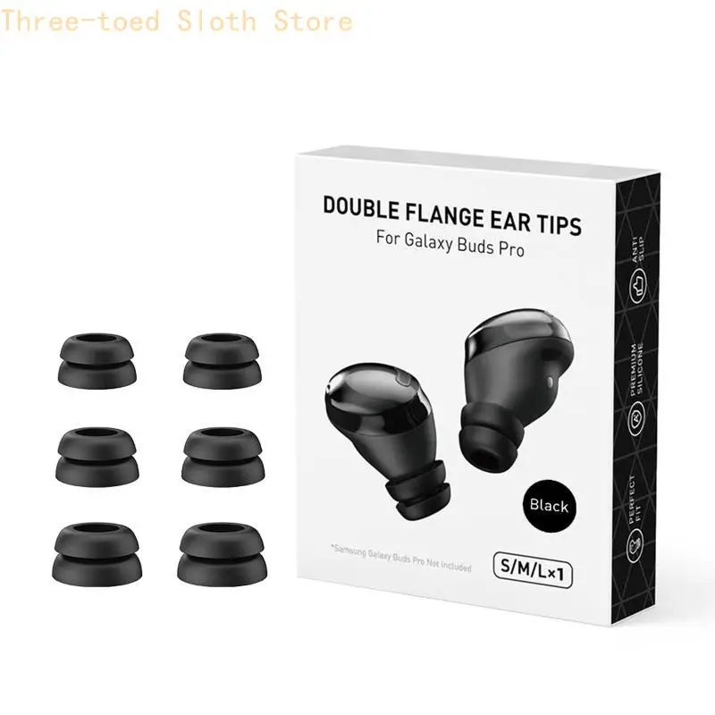 Schwarz Weiß Ohrstöpsel In-Ear-Matten Anti-Drop-Ohrstöpsel für Buds Kopfhörer-Reparaturteile E74A – Detail 10