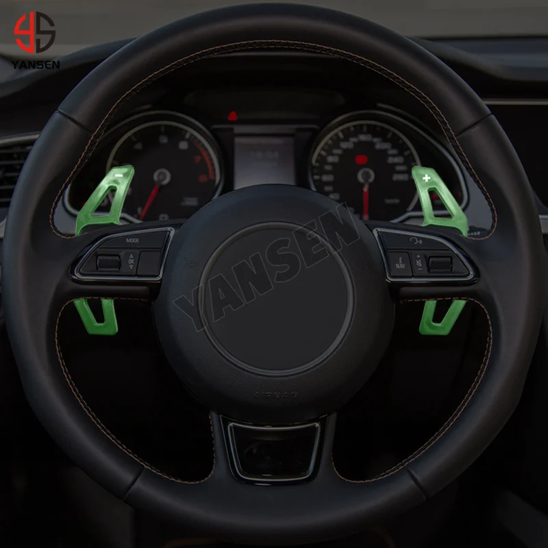 Koolstofvezel Auto Stuurwiel Shift Paddle DSG Uitbreiding Accessoires Voor Audi A3 A4L A5 A6L A7 A8 Q3 Q5 2012-2016