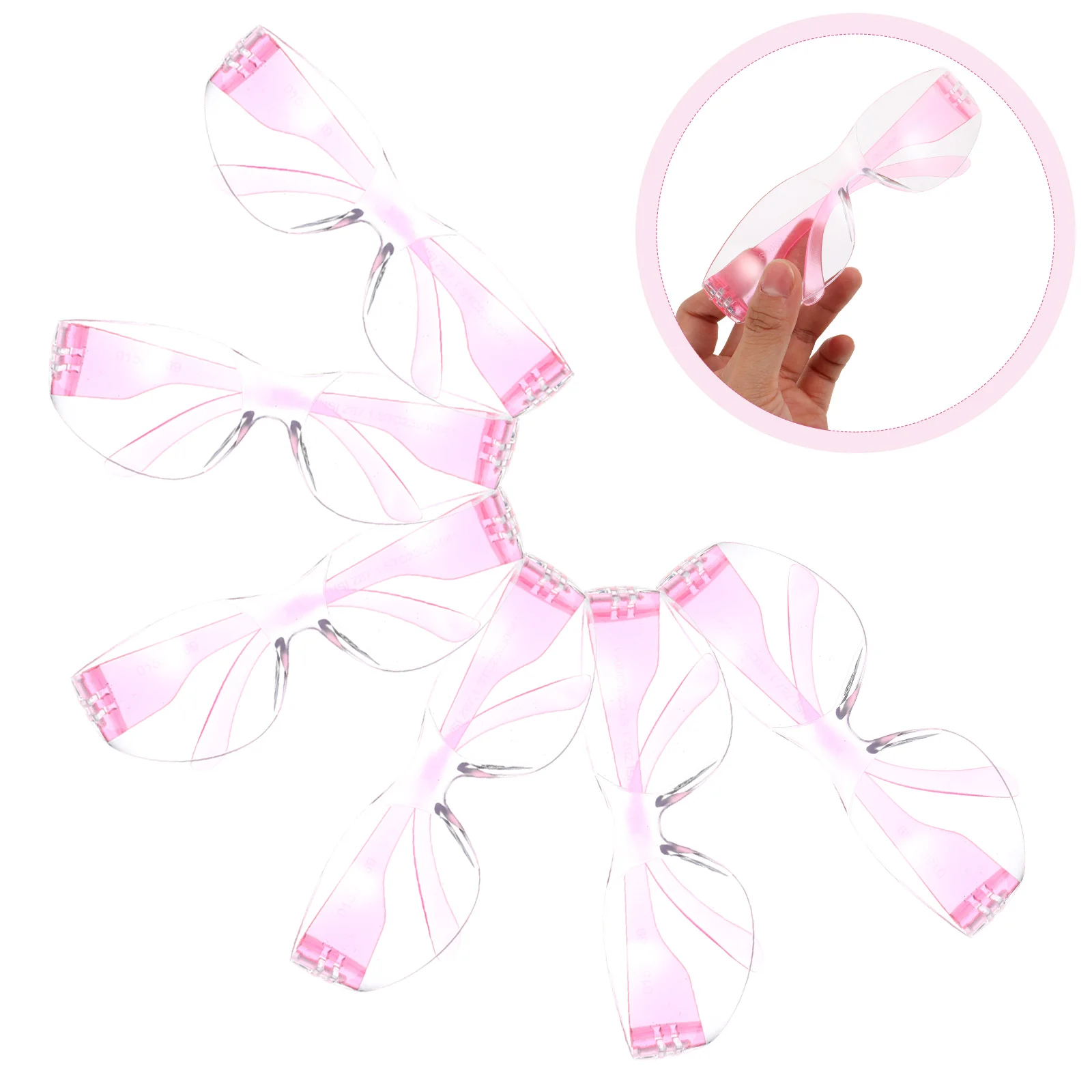 6pcs Kids Safety Glasses Splash Proof Windproof Lab Goggles Clear Resistant Childrens School