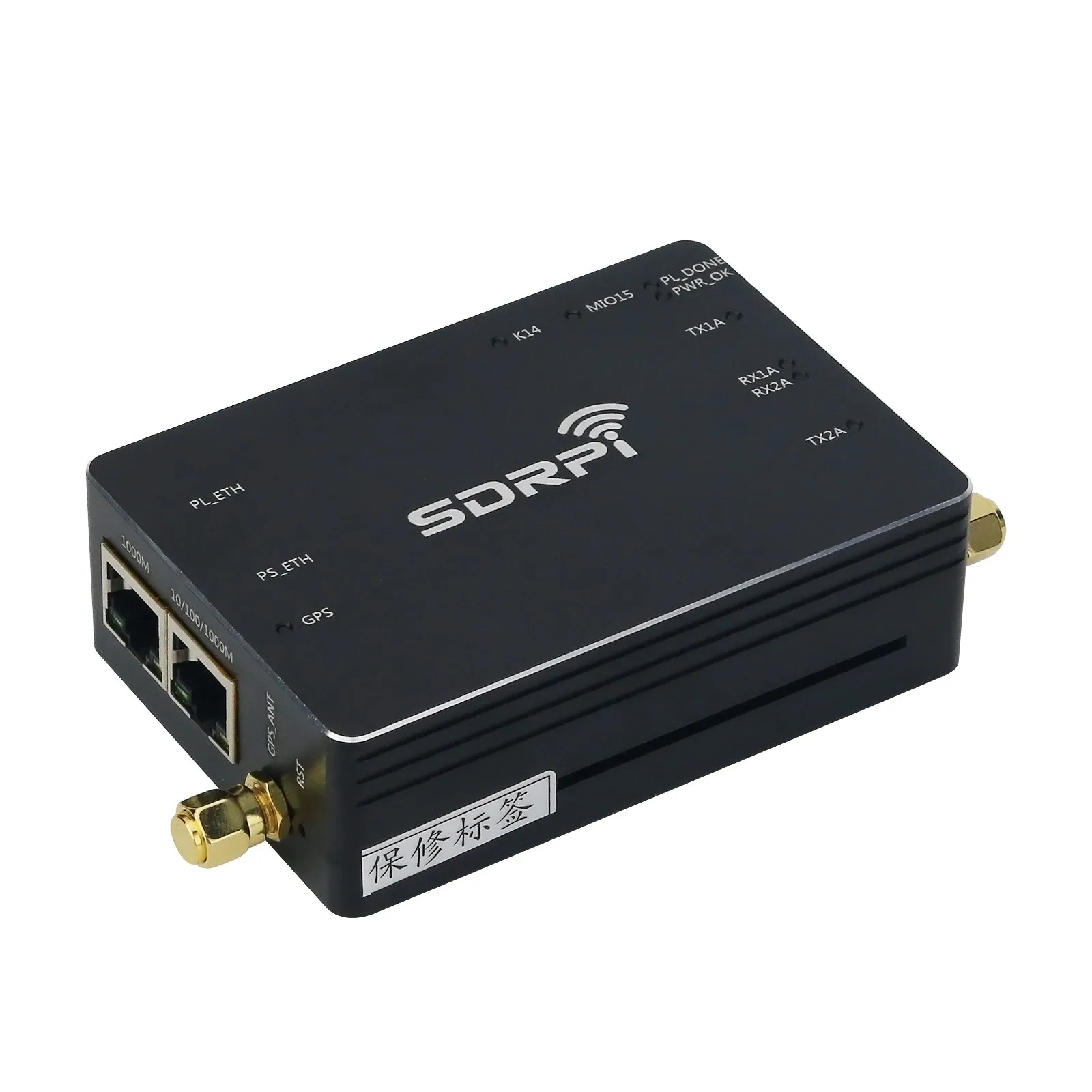 Plataforma SDRPi SDR Plataforma de radio definida por software con carcasa de aleación de aluminio negra AD9361 para ZYNQ