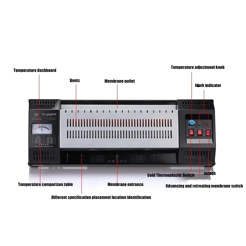 Document and Photo Laminator (Hot & Cold) – YG-460 Professional Office Laminator (A3/A4)
