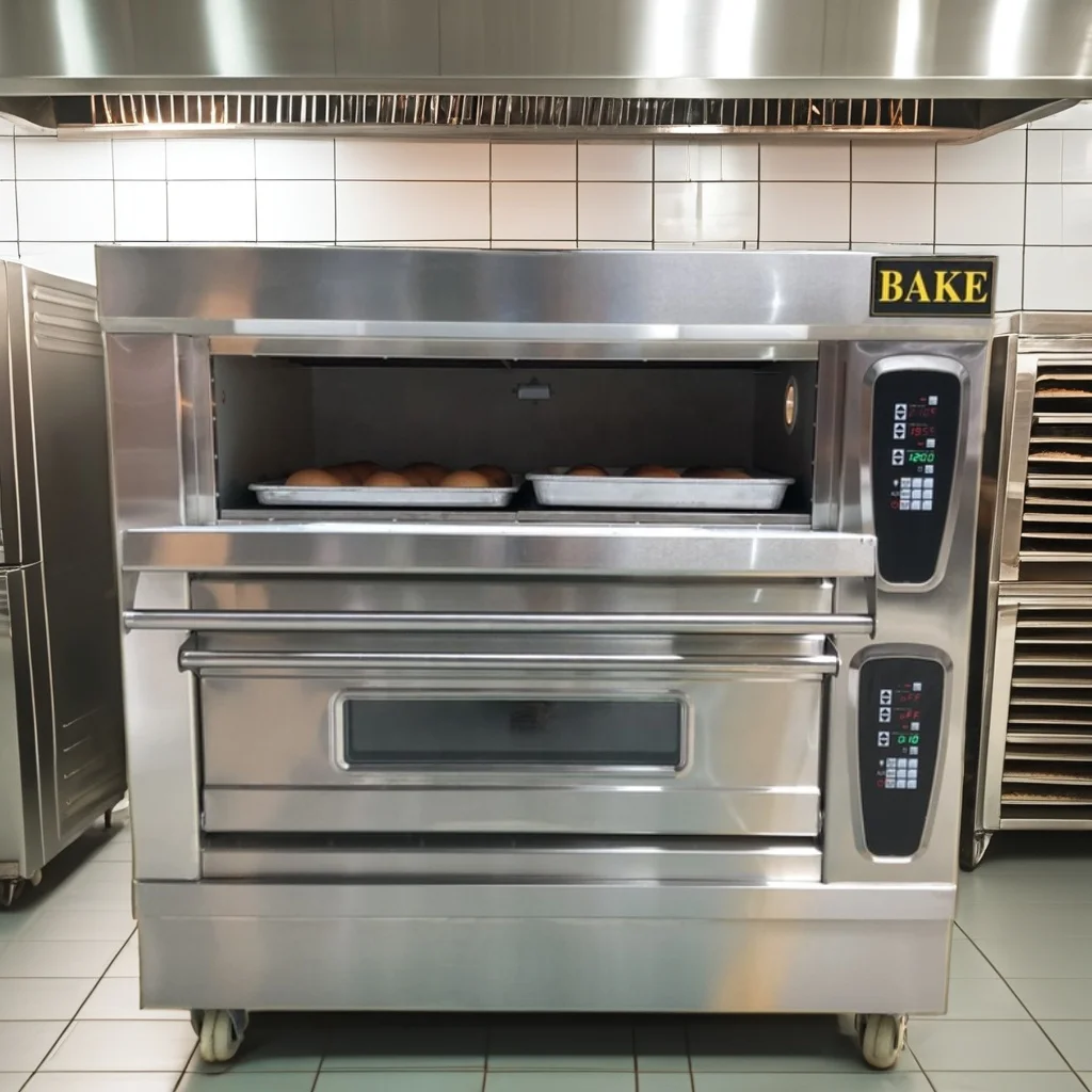 

Industrial Commercial Baking Equipment Pizza Oven Wood Fire Bread Cake Baking Bakery Electric Gas Deck Oven With Steam