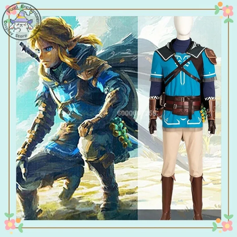 زي تنكري من Breath of The Wild Link Main Game Purya مستوحى من نمط فستان الدراما للعبة كملابس PG #2