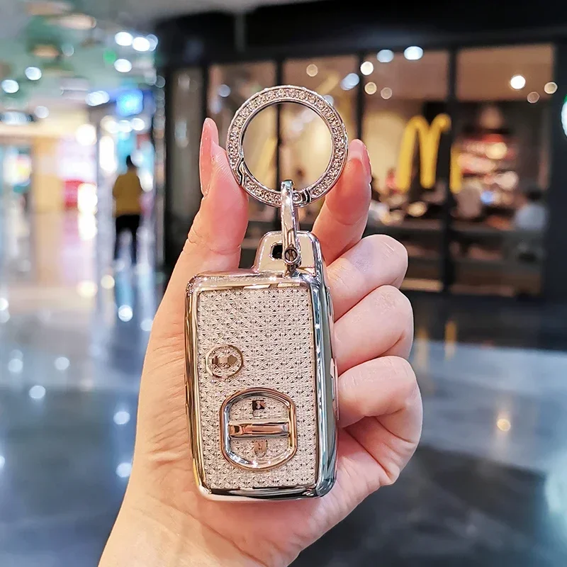 

Suitable for Toyota Keycase 13th Generation Crown Old Prado Prius Reiz Land Cruiser Keycover Keyshell Keychain car key bag