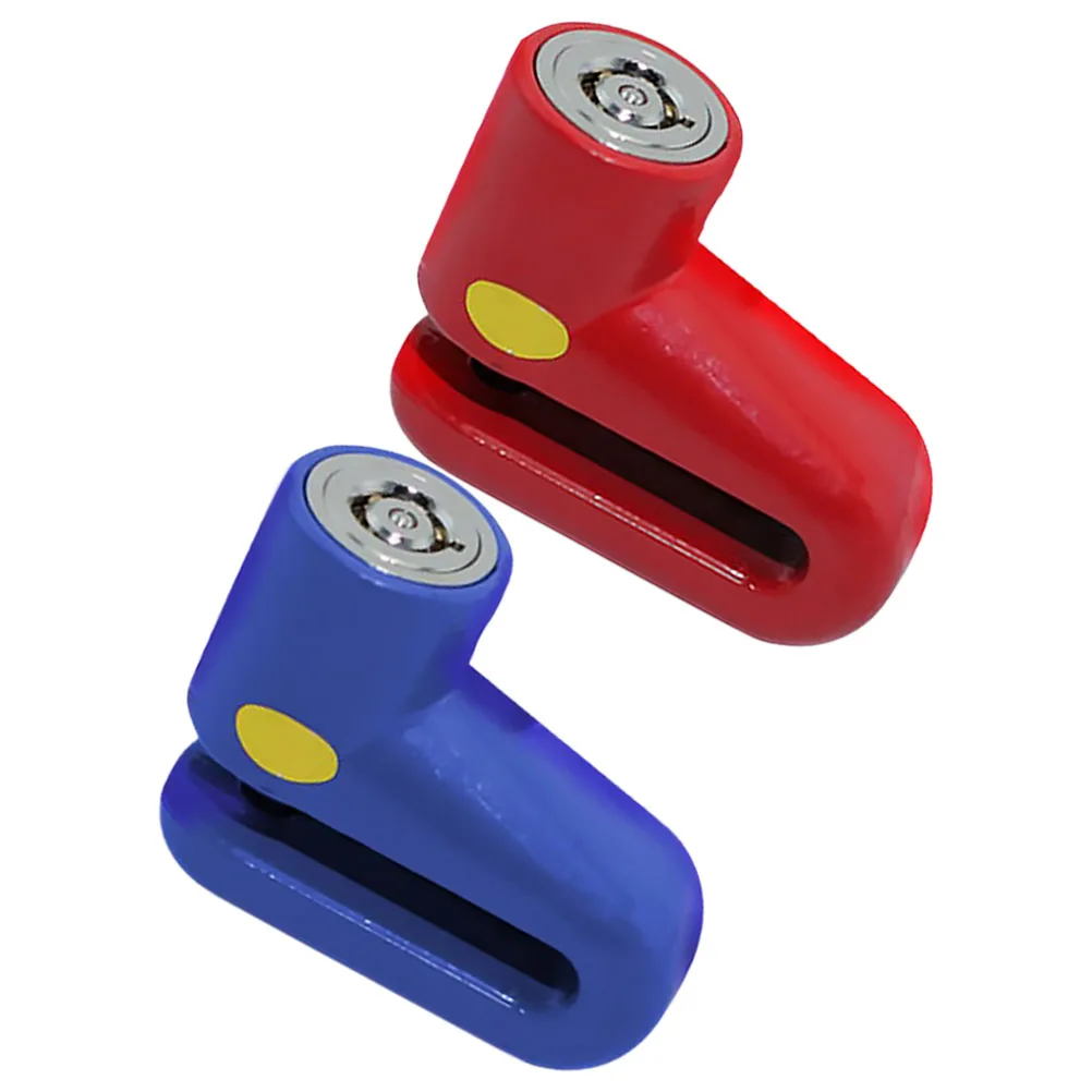 

2pcs Mini Disc Brake Lock Durable Stainless Steel Alloy ABS Anti Theft Core Bike Motorcycle Scooter Security Accessories Heavy