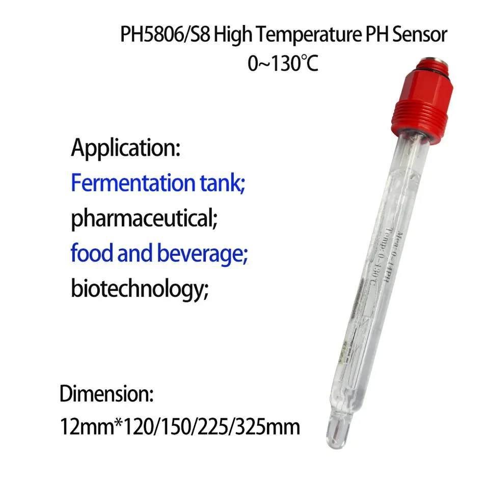 Imagem -03 - Temperatura ph Sensor Ph5806 s8 130c Alta